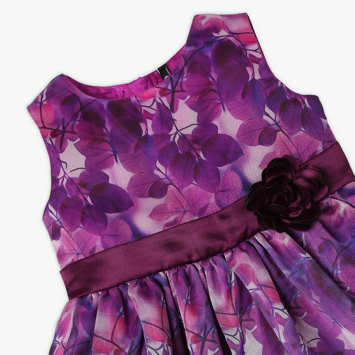 Girl's Regular Fit Printed Frock