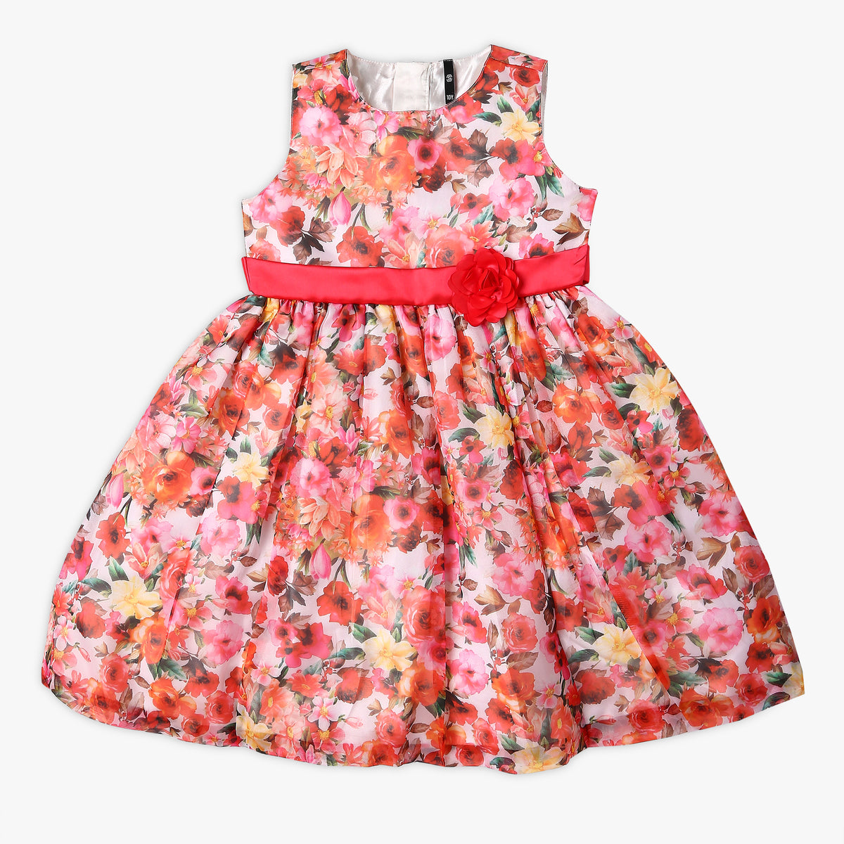 Girls Regular Fit Printed Frock