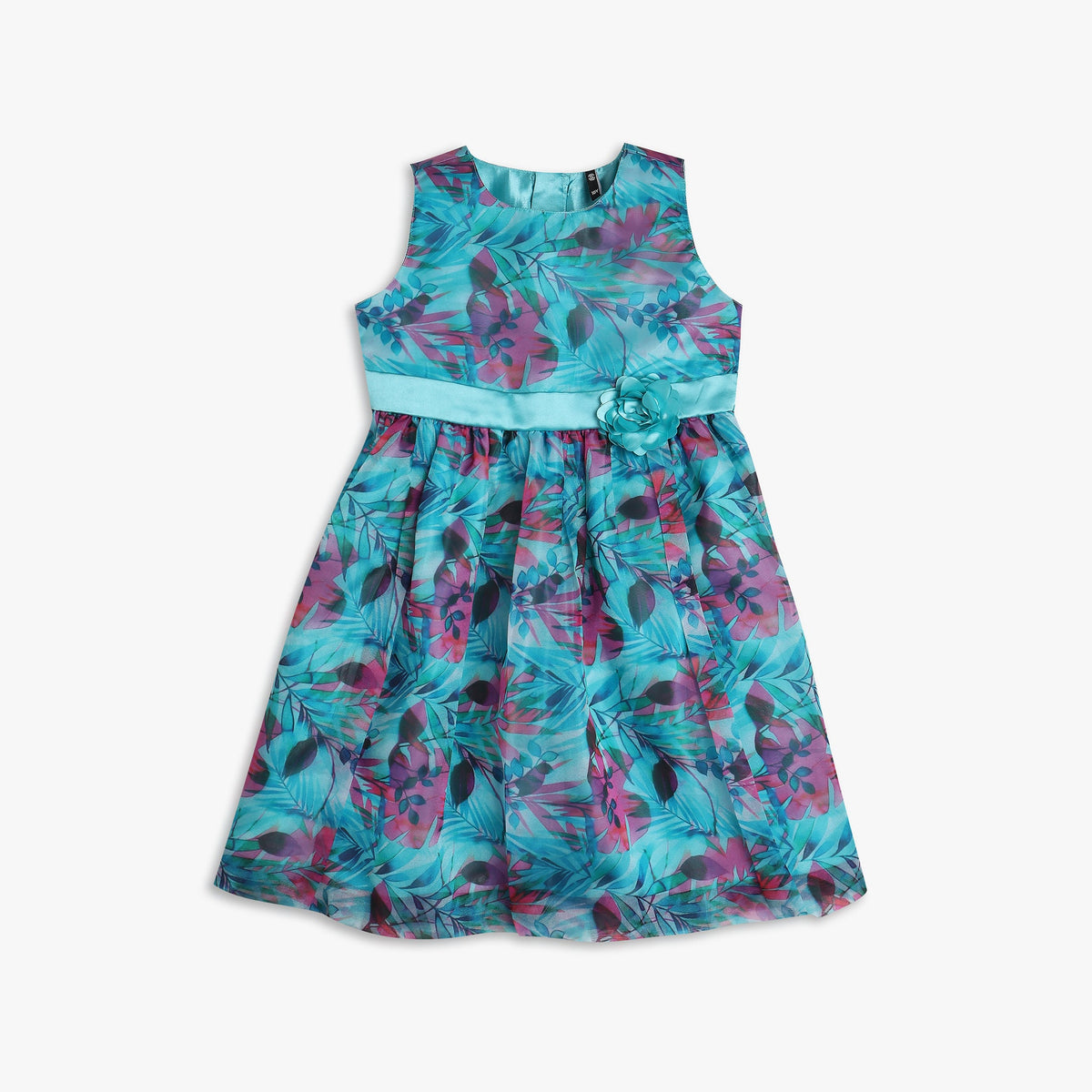 Girls Regular Fit Printed Frock