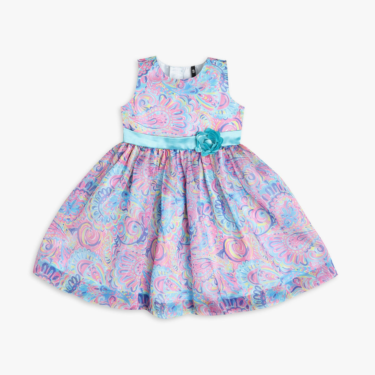 Girls Regular Fit Printed Frock