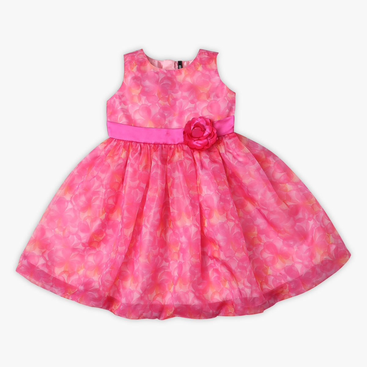 Girls Regular Fit Printed Frock