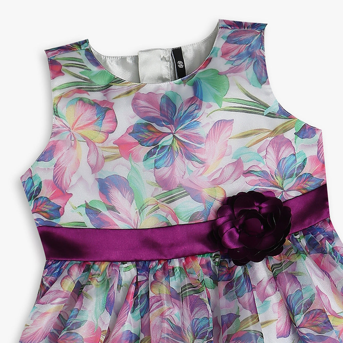 Girls Regular Fit Printed Frock