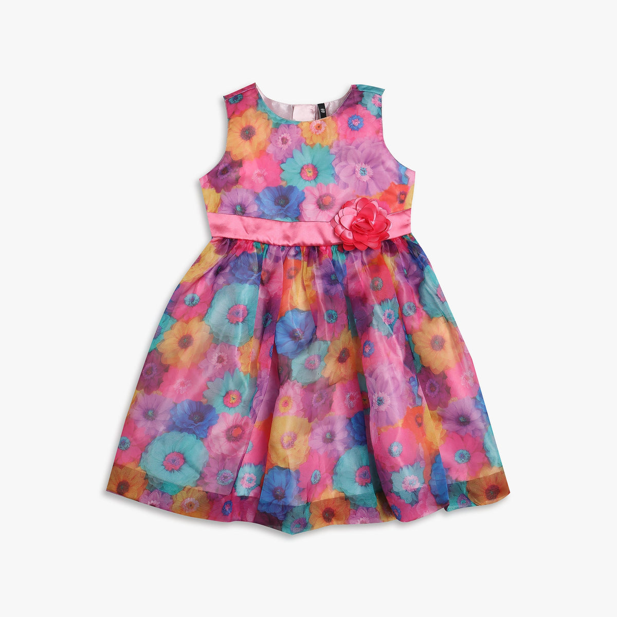 Girls Regular Fit Printed Frock