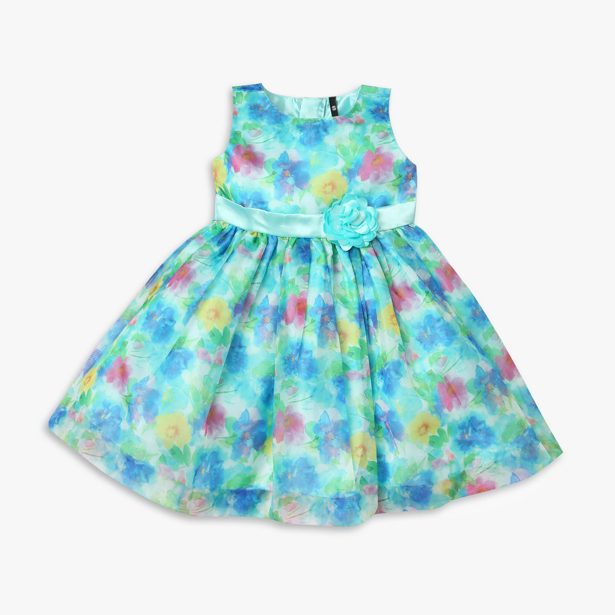 Girls Regular Fit Printed Frock