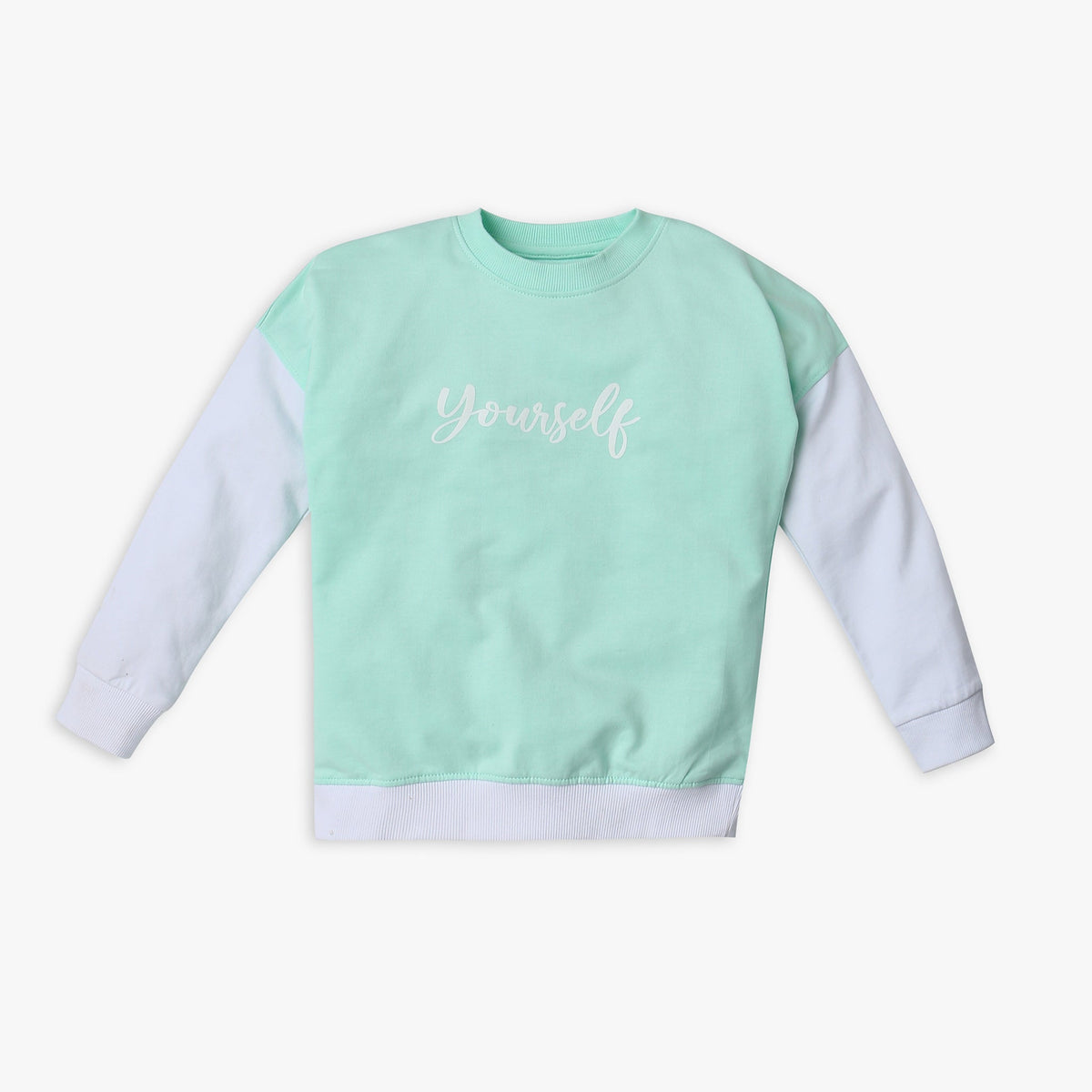 Girl's Regular Fit Printed Sweat Tees