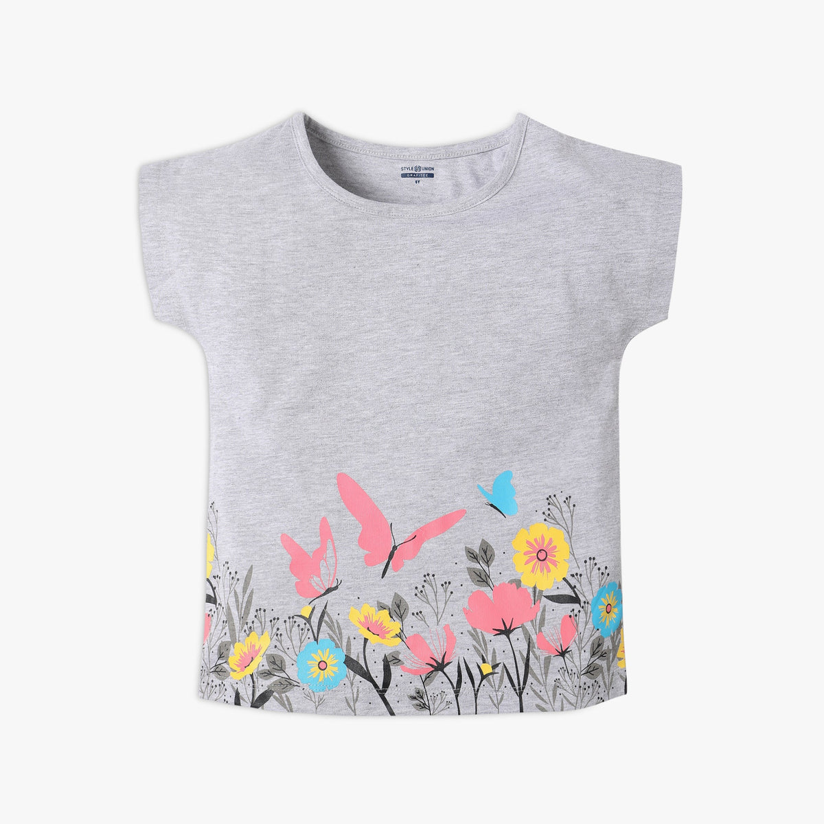 Girl's Regular Fit Graphic T-Shirt