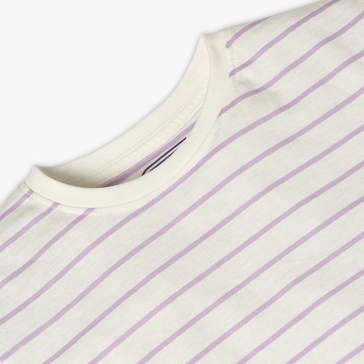 Girl's Regular Fit Striped T-Shirt