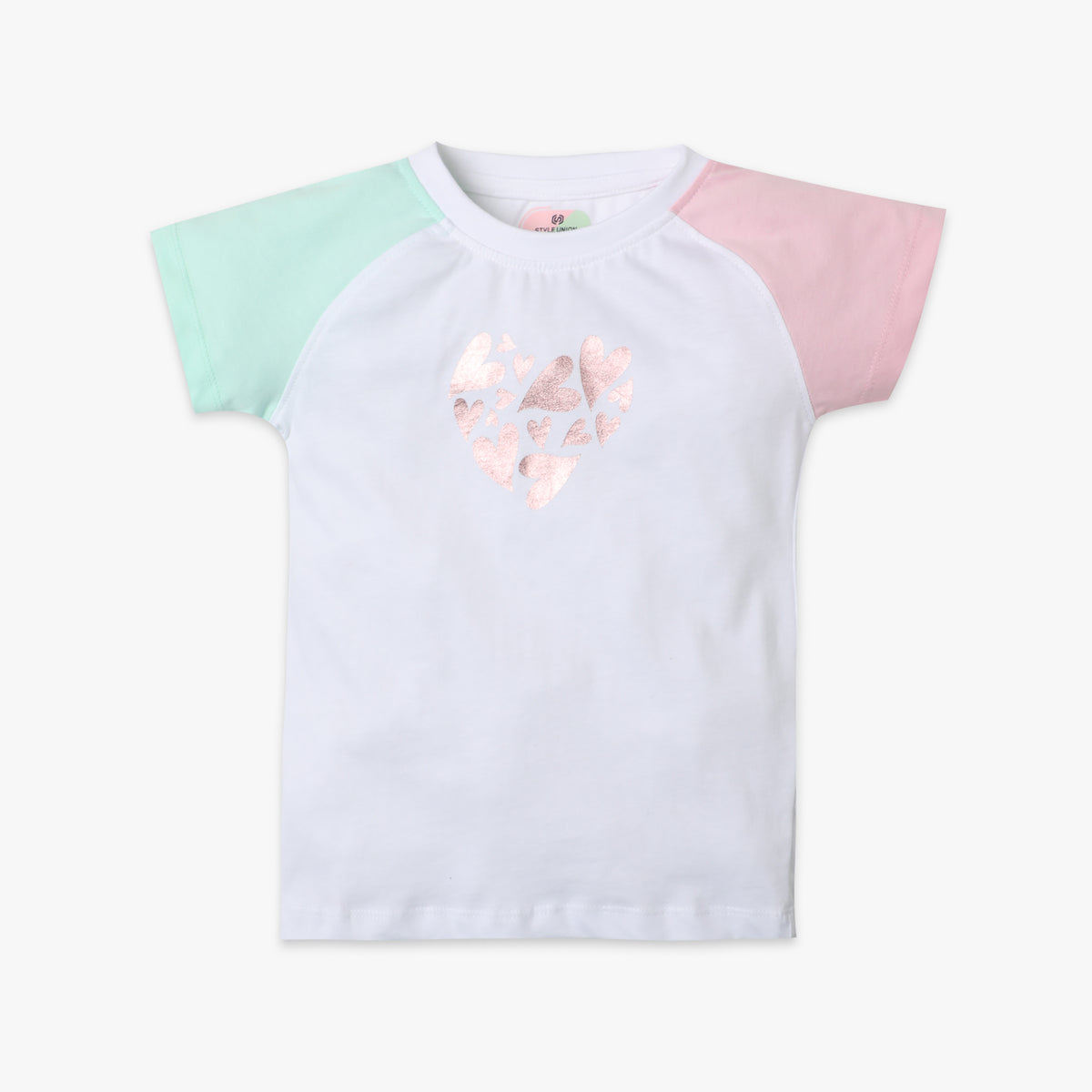 Girl's Regular Fit Solid T-Shirt