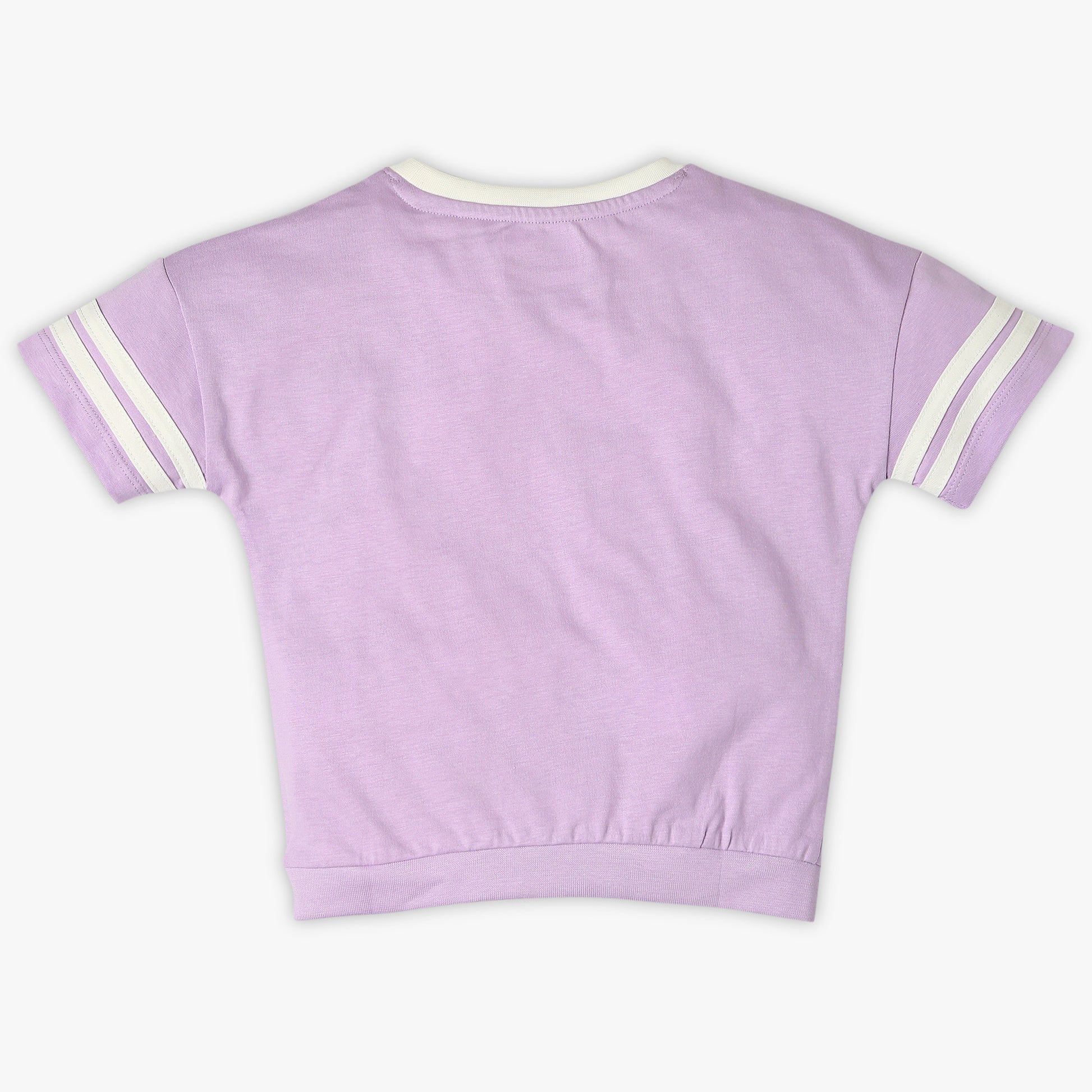 Girl's Regular Fit Solid T-Shirt