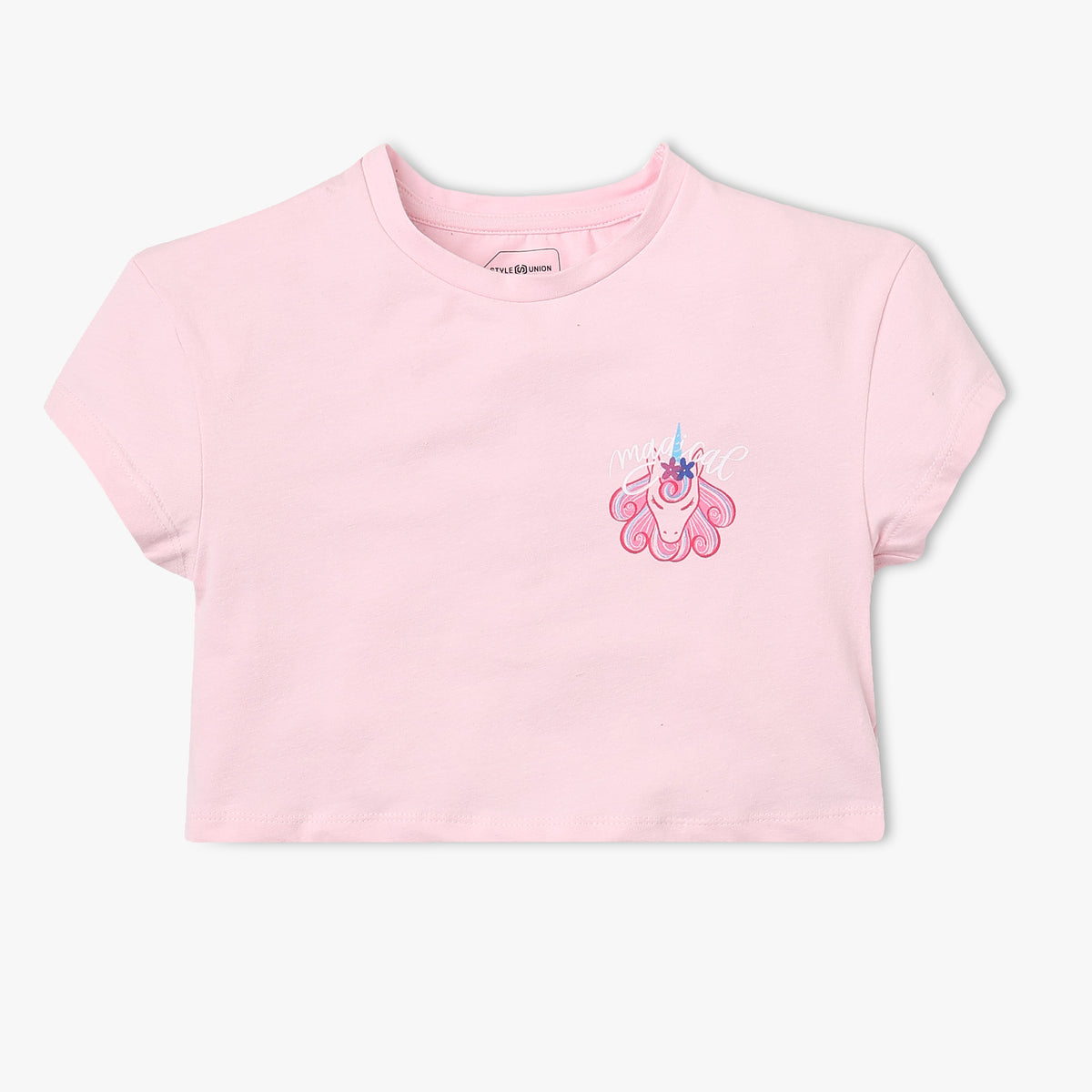 Girl's Regular Fit Printed T-Shirt