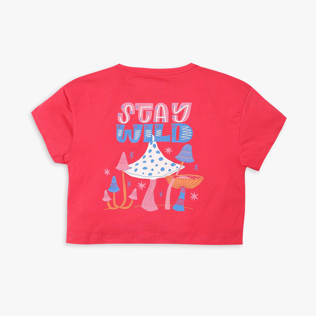 Girl's Regular Fit Printed T-Shirt