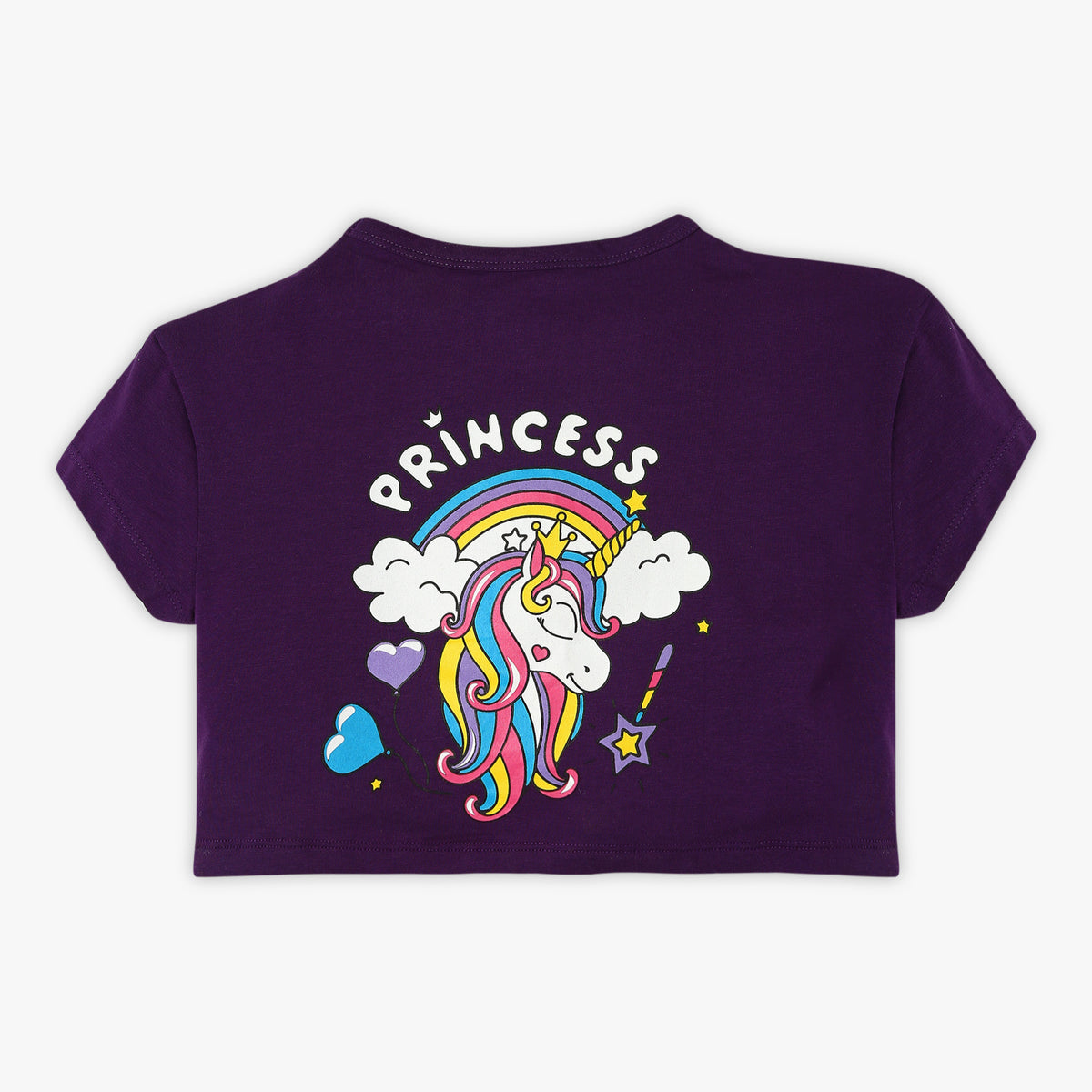 Girl's Regular Fit Printed T-Shirt