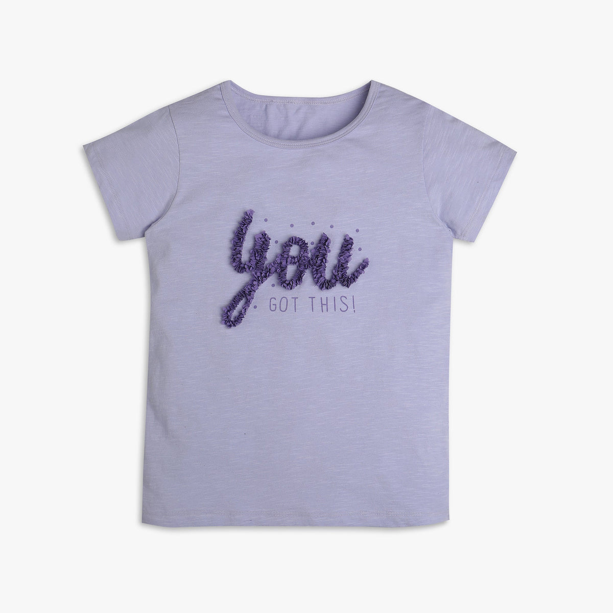 Girls Regular Fit Printed T-Shirt