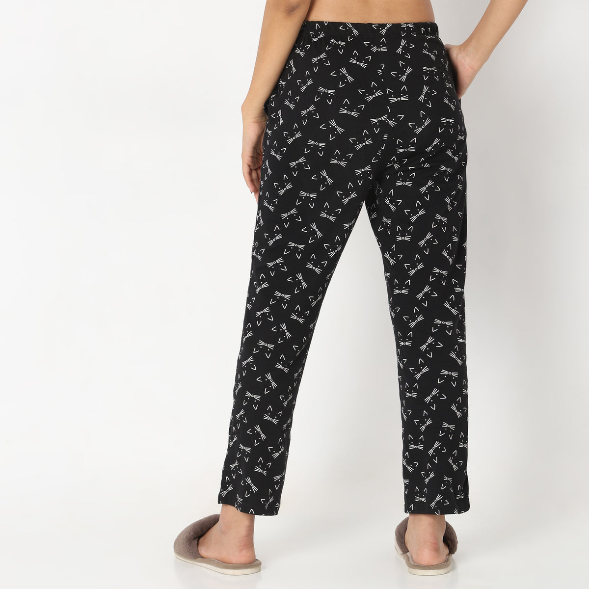 Regular Fit Animal Print Pyjamas