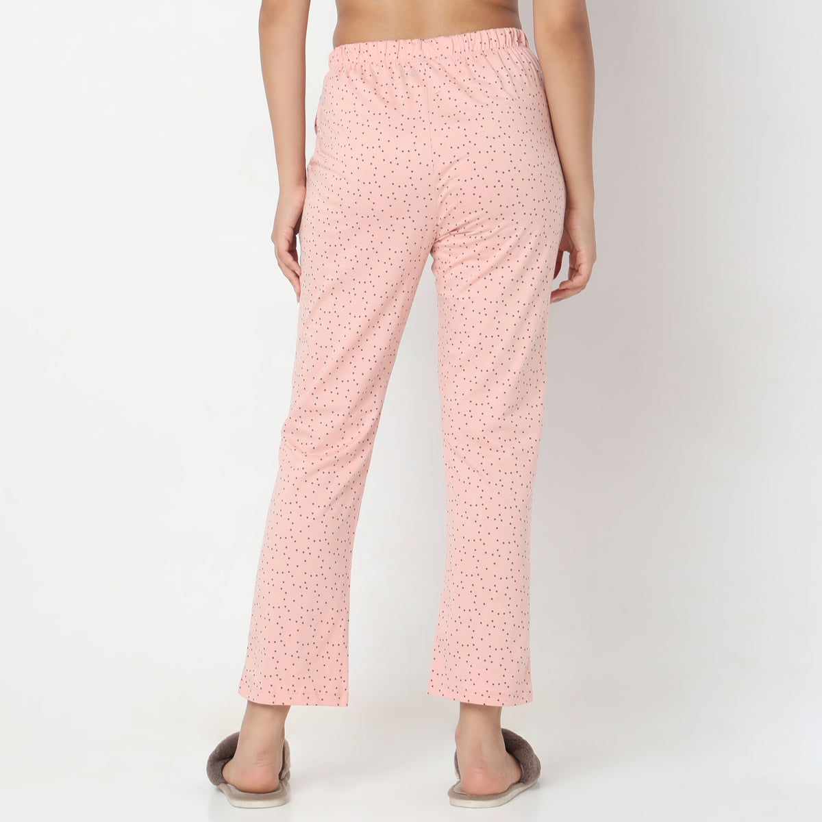 Regular Fit Printed Mid Rise Pyjamas