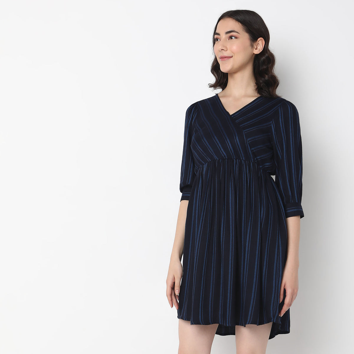 Regular Fit Striped Dress