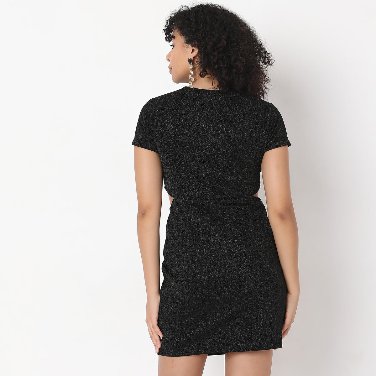 Slim Fit Solid Dress