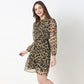 Regular Fit Animal Print Dress