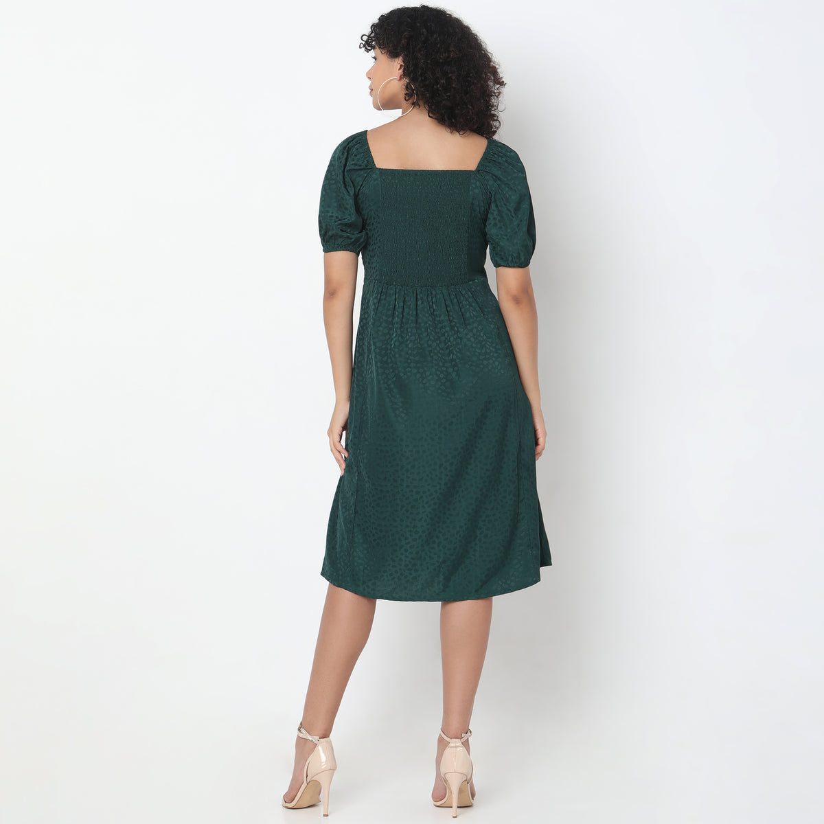 Regular Fit Jacquard Dress