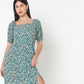 Regular Fit Floral Dress