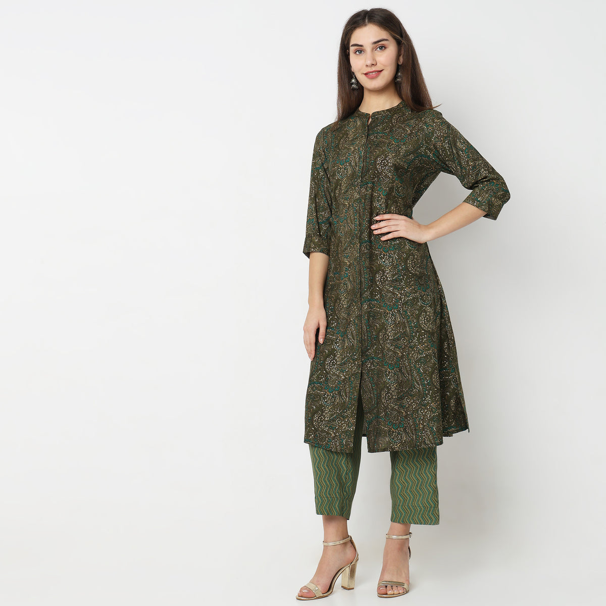 Regular Fit Printed Kurta Sets