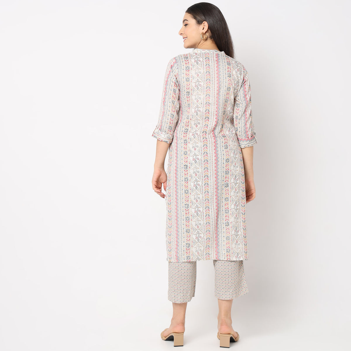 Regular Fit Printed Kurta Set