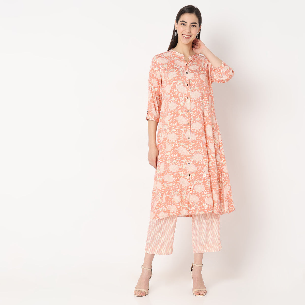 Regular Fit Printed Kurta Sets