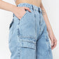 Straight Fit Solid High Rise Jeans
