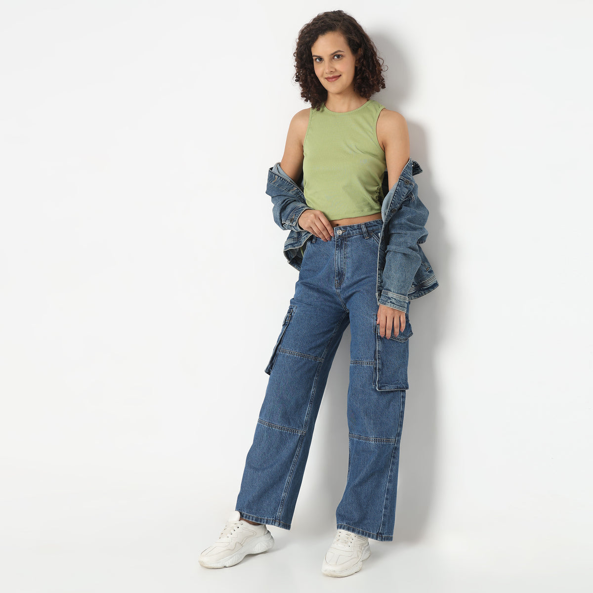 Regular Fit Solid Jeans