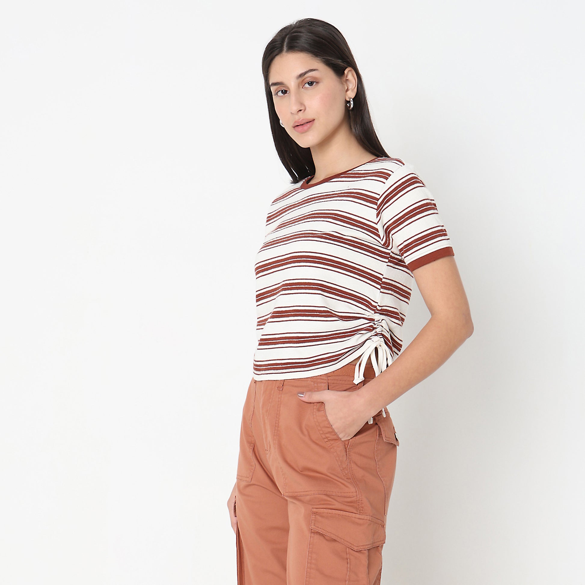 Fitted Striped T-Shirt
