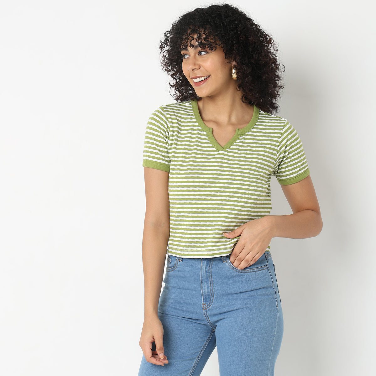 Slim Fit Striped T-Shirt