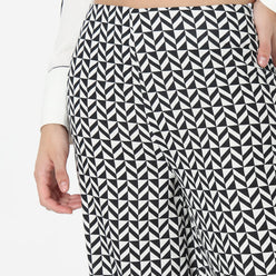 Flare Fit Printed Mid Rise Palazzos