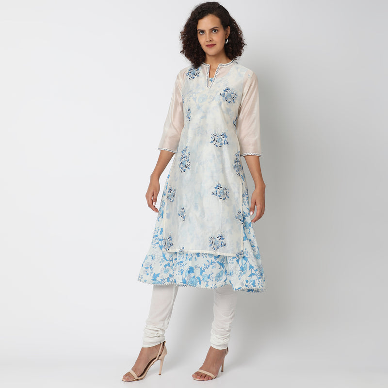 Regular Fit Printed Kurta Sets