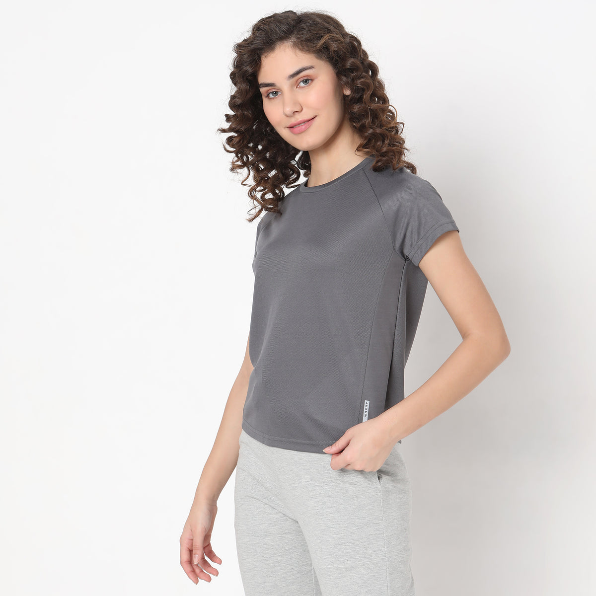 Regular Fit Solid T-Shirt