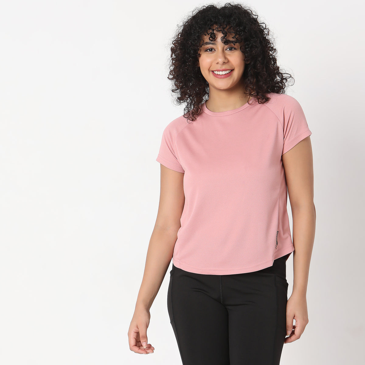 Regular Fit Solid T-Shirt