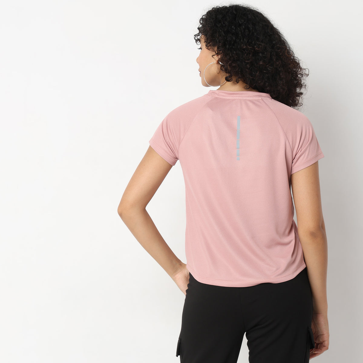 Regular Fit Solid T-Shirt