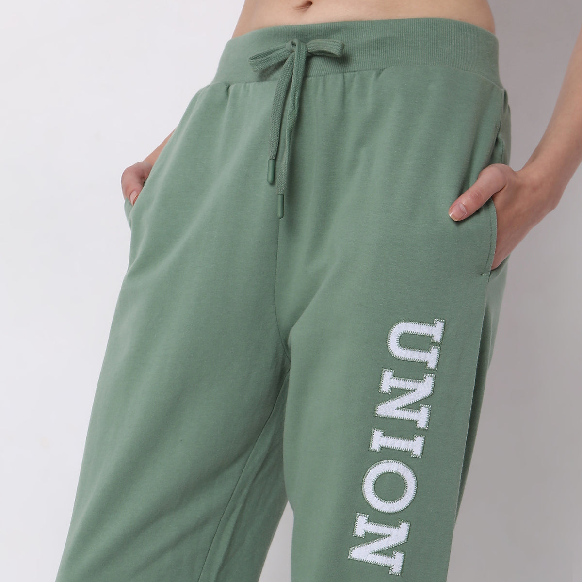 Slim Fit Graphic Mid Rise Joggers