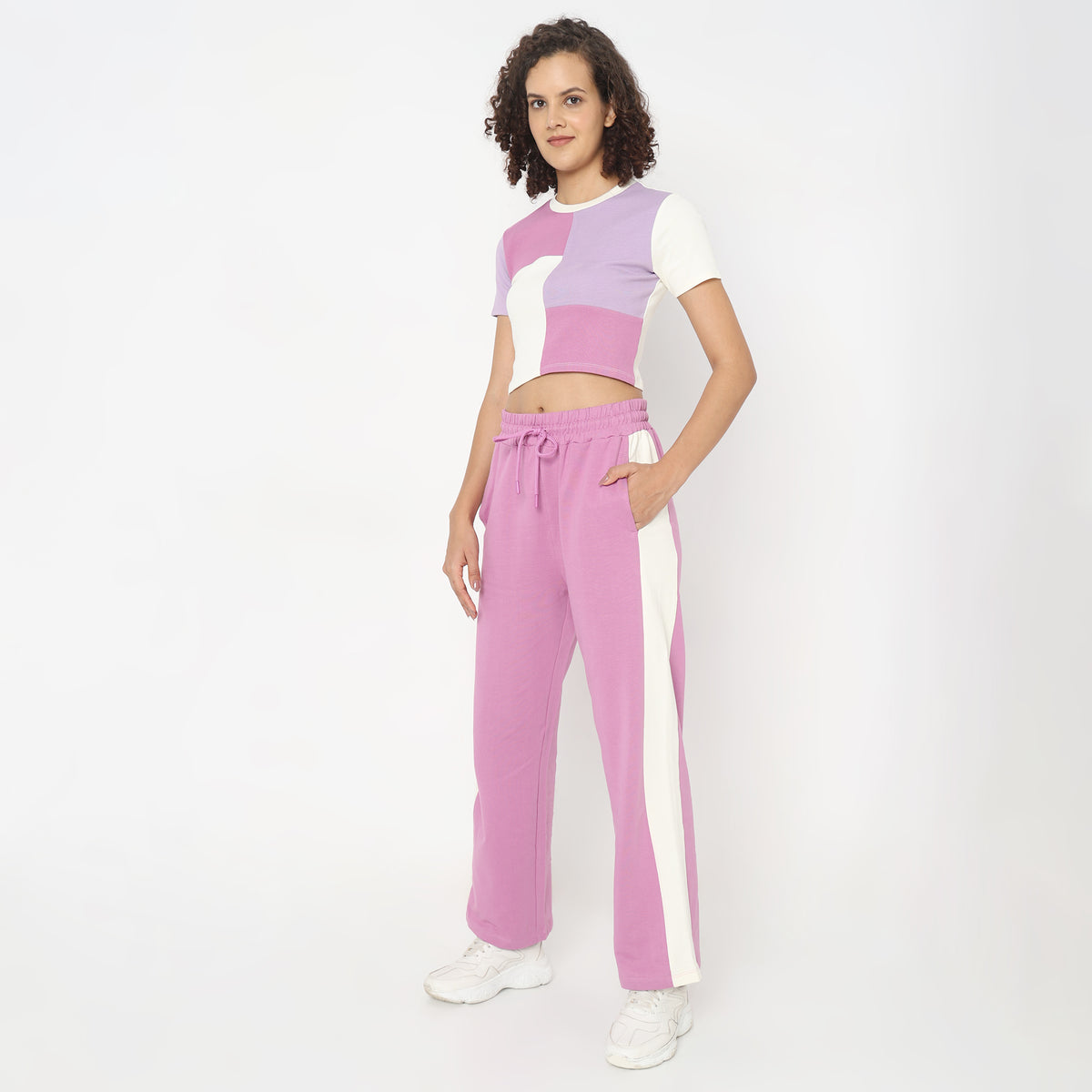 Regular Fit Solid Trackpants