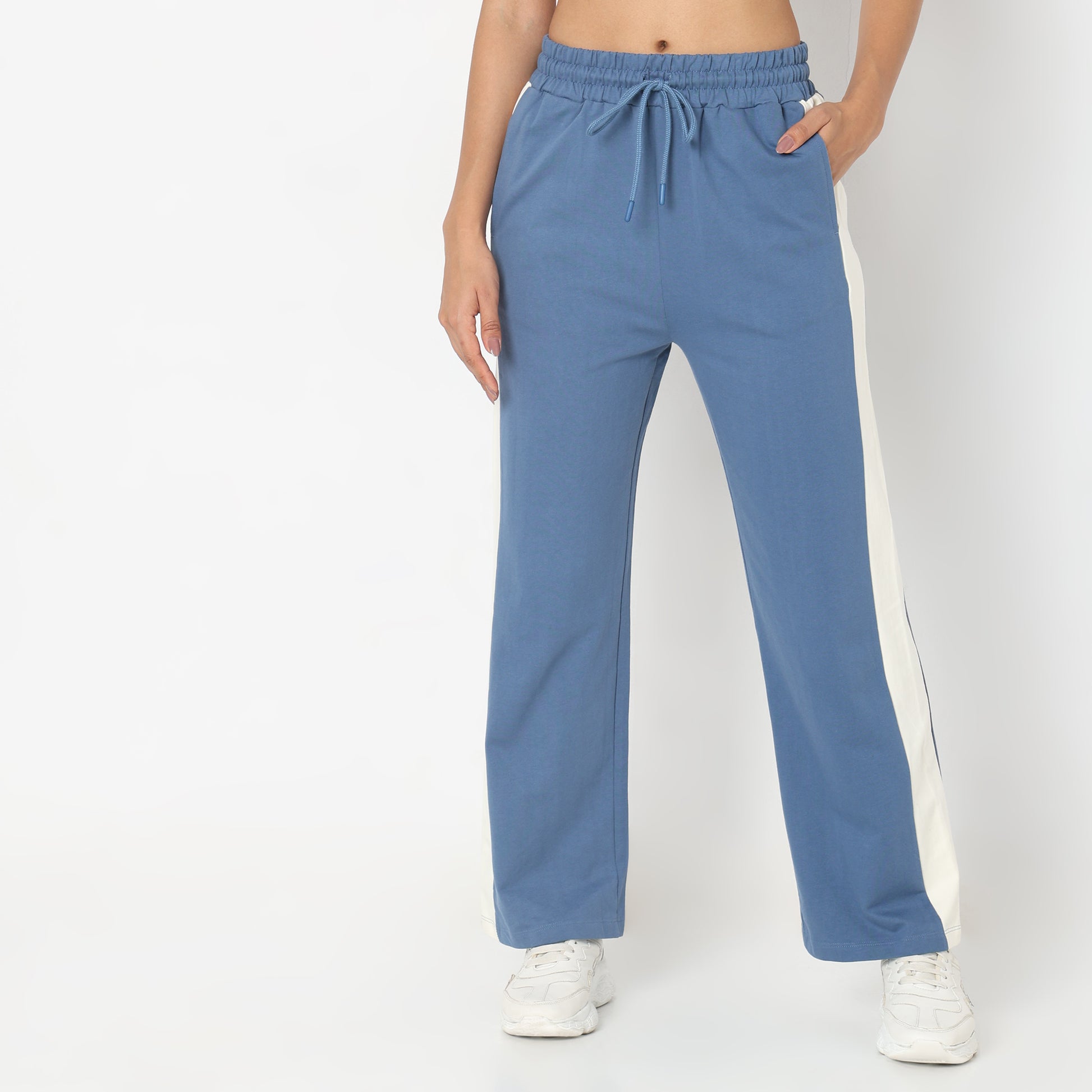 Regular Fit Solid Trackpants