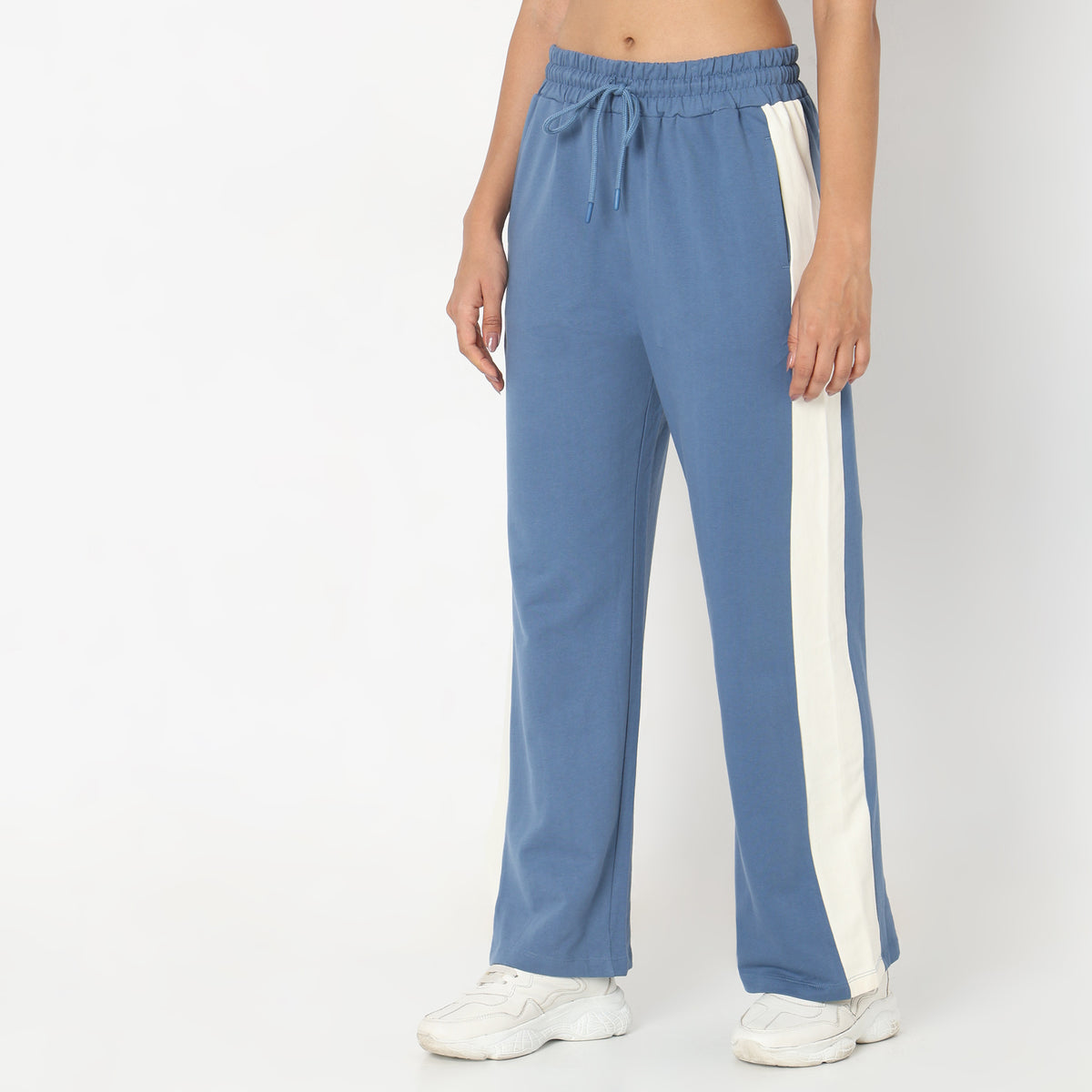 Regular Fit Solid Trackpants