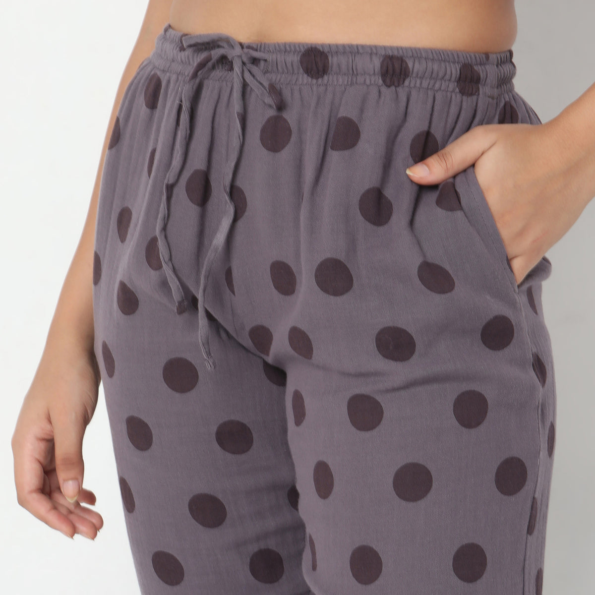 Regular Fit Polka Dots Sleepwear Sets