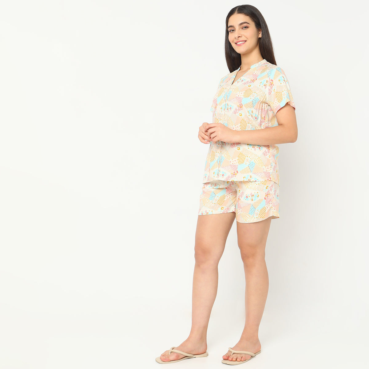 Regular Fit Printed Sleepwear Sets