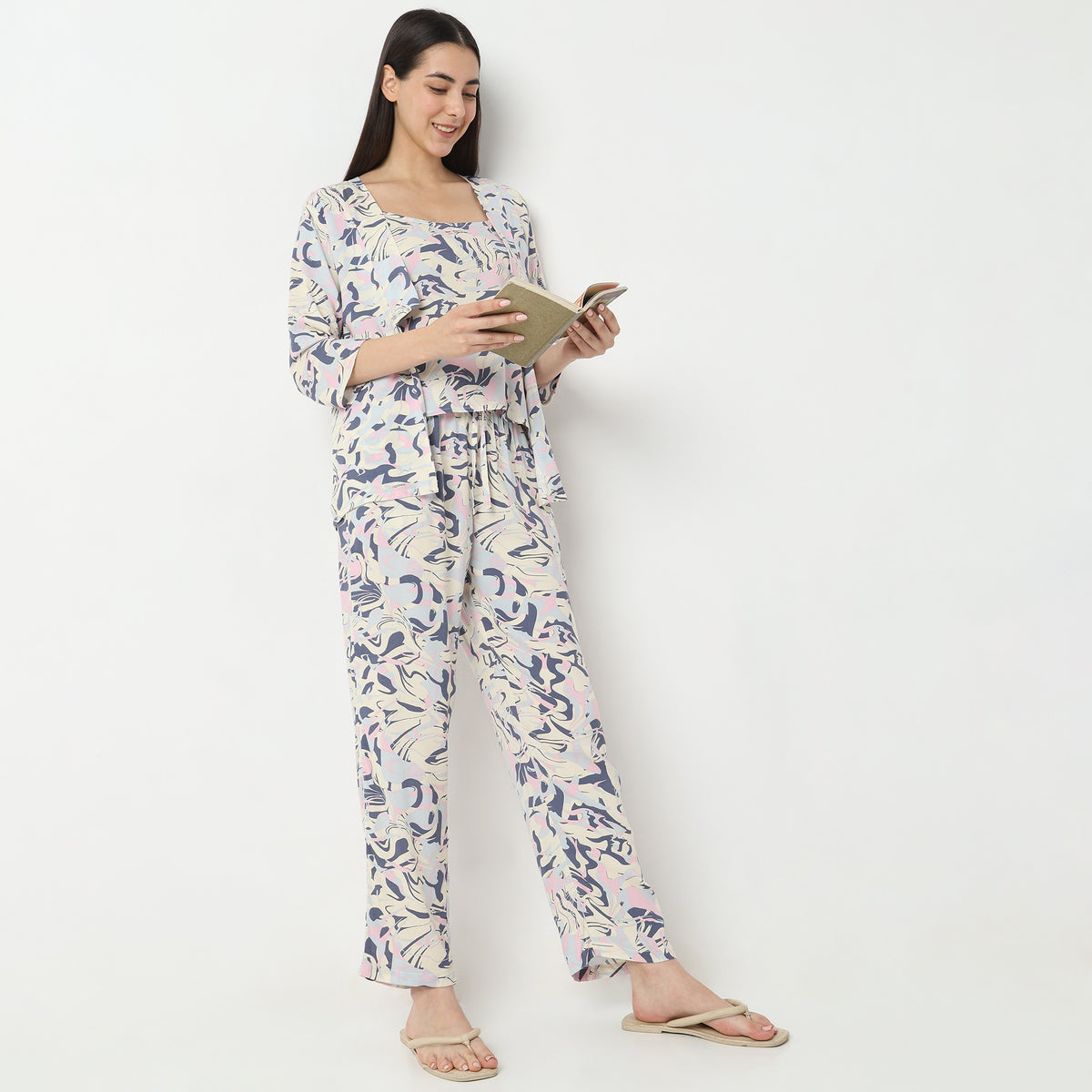 Regular Fit Printed Sleepwear Sets