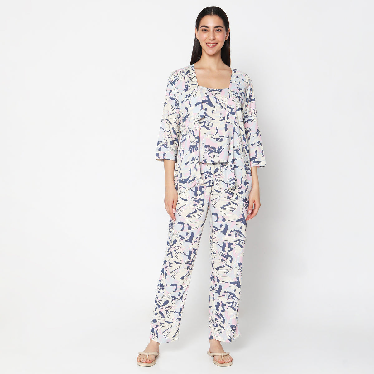 Regular Fit Printed Sleepwear Sets