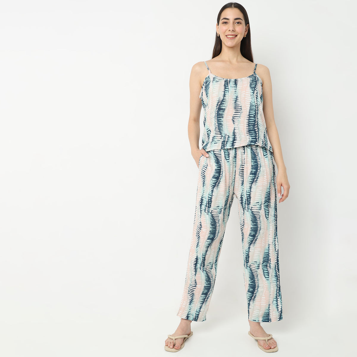 Regular Fit Printed Sleepwear Sets