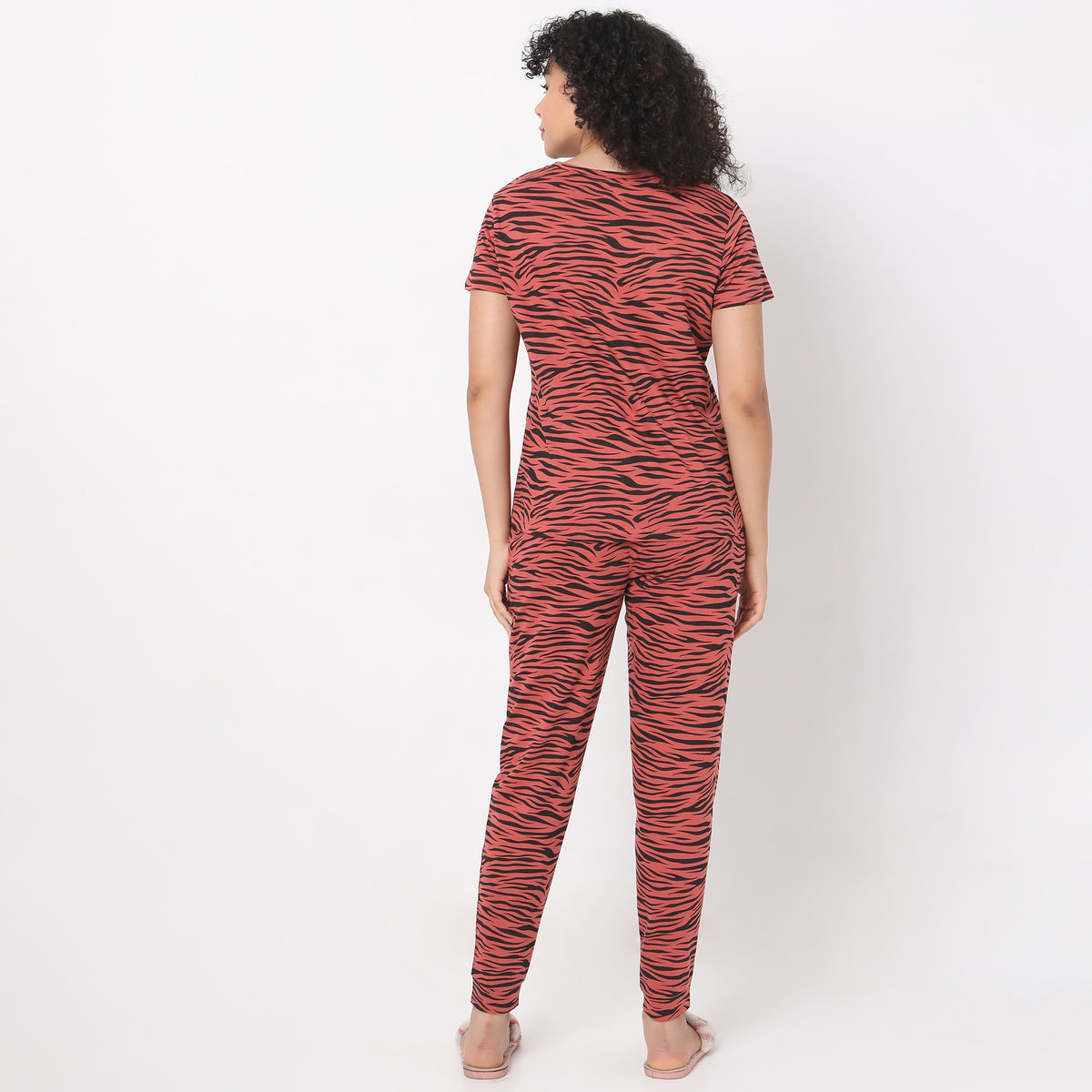 Regular Fit Animal Print Sleepwear Sets