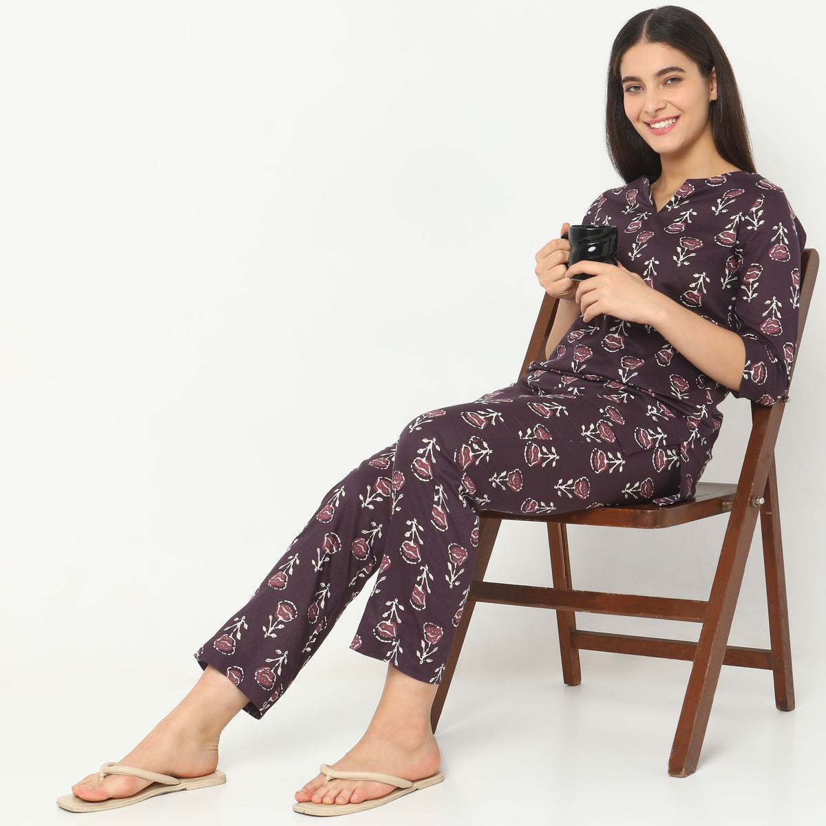 Regular Fit Printed Sleepwear Sets