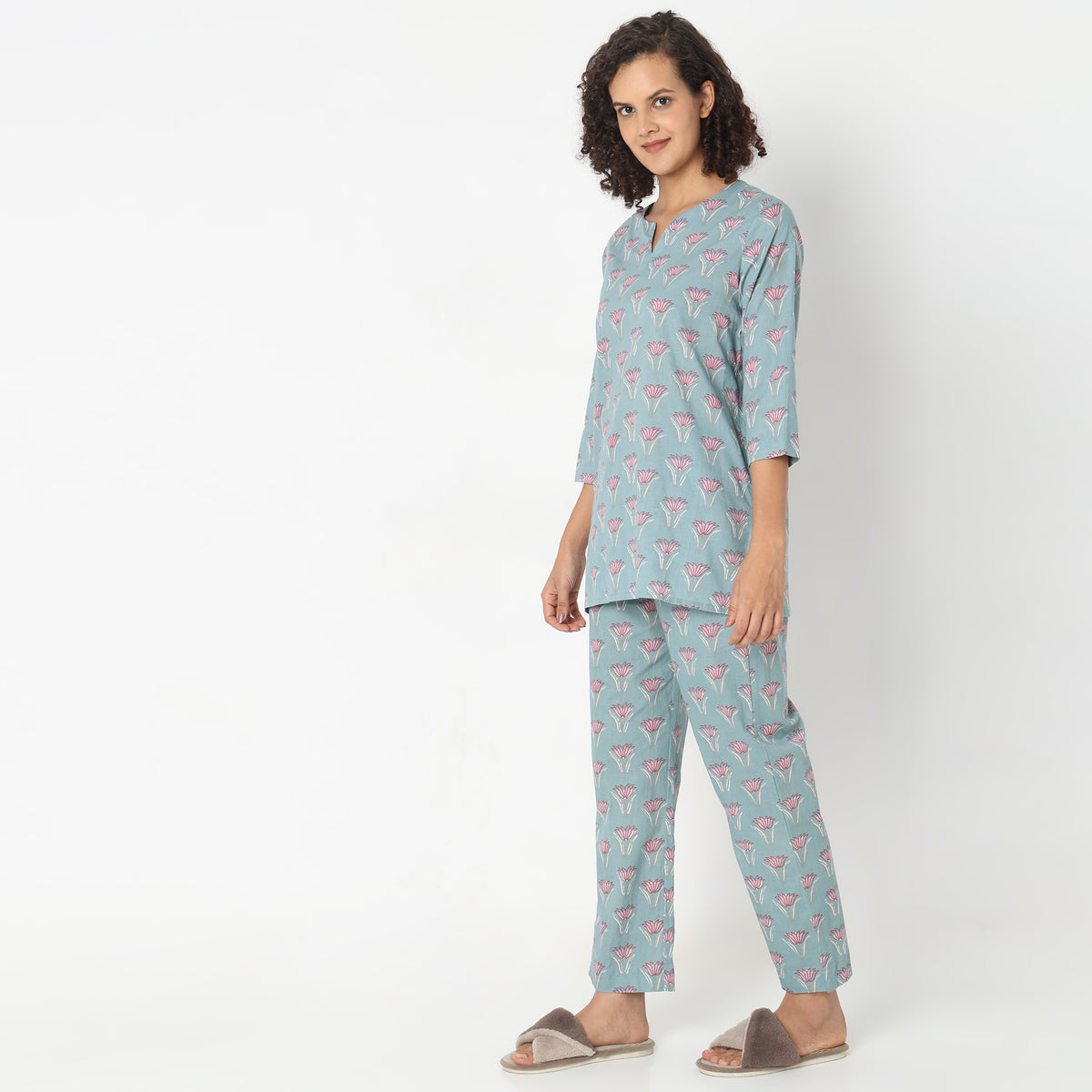 Regular Fit Printed Sleepwear Sets