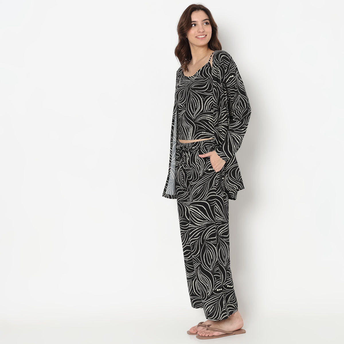 Regular Fit Printed Sleepwear Sets