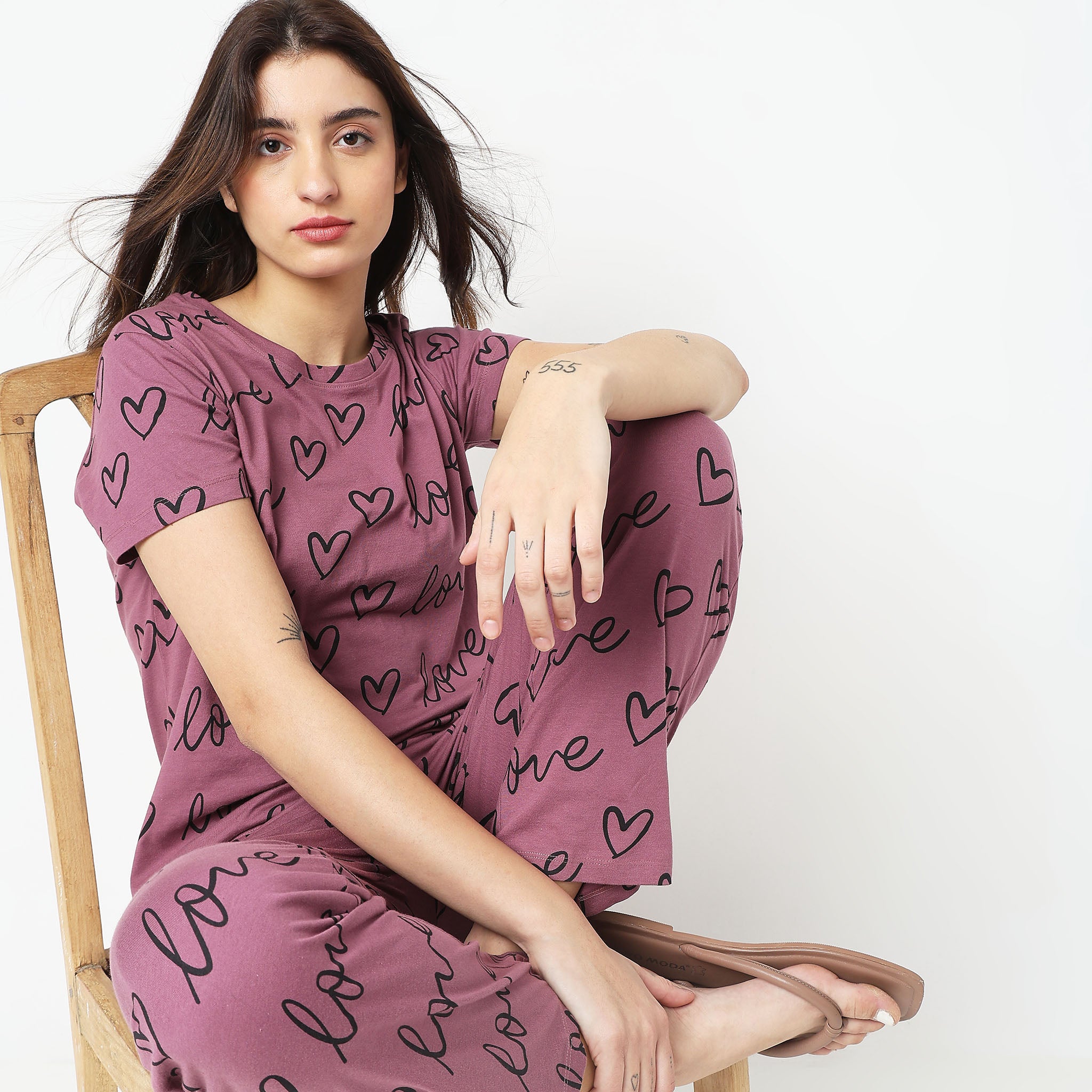 Regular Fit Printed Sleepwear Sets